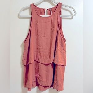 Free People Halter Neck Blouse Coral Size XS